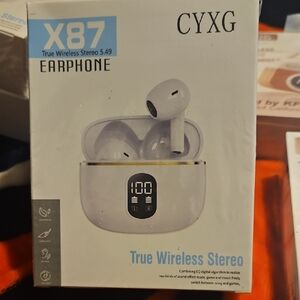 X87 True Wireless Earphones - White